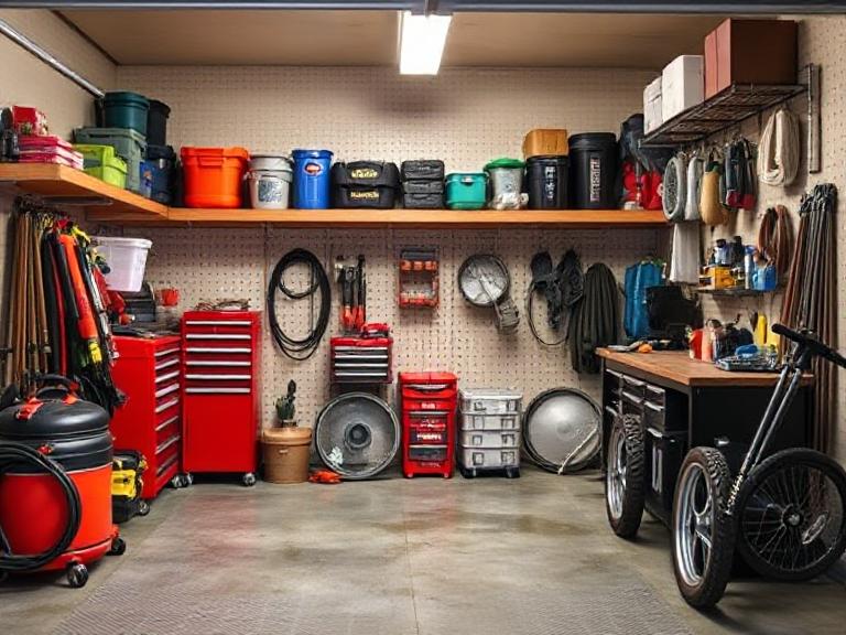 Packed Garage Shelves: Create Space With Better Zones